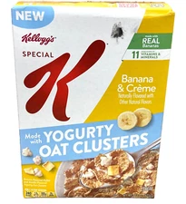Kellogg's Special K Banana & Creme Yogurty Oat Clusters Cereal 13.1 oz 