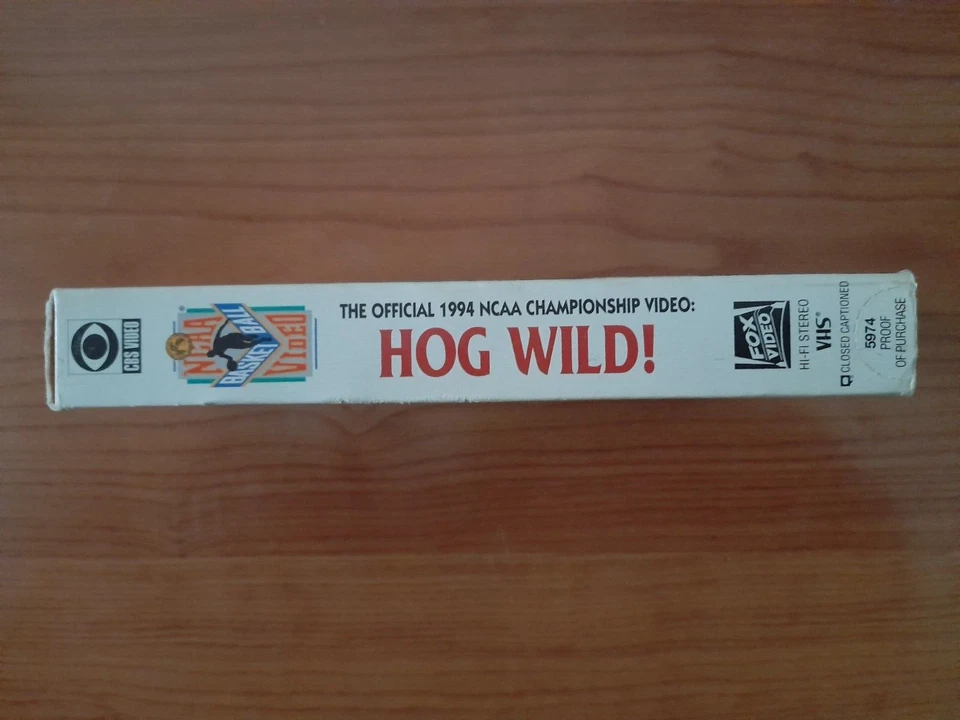 Hog Wild! The Official 1994 NCAA Championship Video Original VHS Cassette - Image 4 of 4