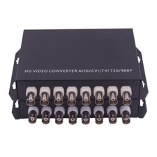 8 port Video over Fiber Optic Media Converters for 960P CVI TVI AHD HD Cameras
