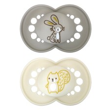 MAM Original Orthodontic Pacifier Colors of Nature 2-Pack Size 16 Months
