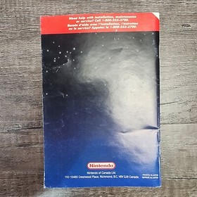 Nintendo NES Control Deck System Console Instruction Manual Booklet Japan