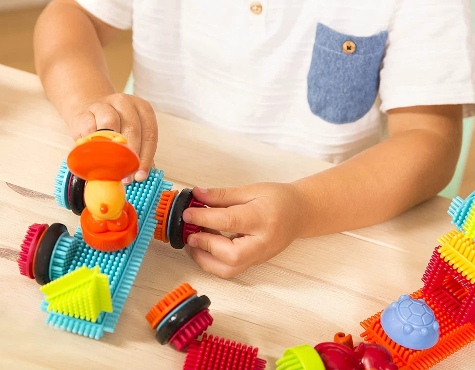 Bristle Blocks by Battat – The Official – 54Piece Jungle Multi  - Image 4 of 4