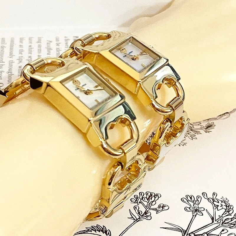 OROLOGIO DA POLSO DONNA NUOVO CON ETICHETTE TORY BURCH TBW5411 GEMINI tutto placcato oro