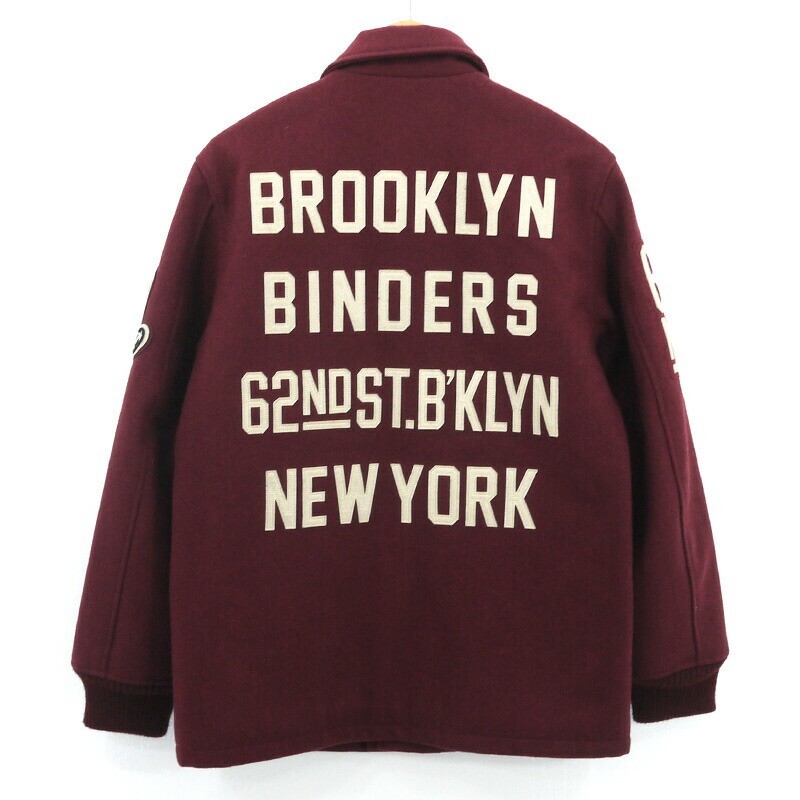 SCHOTT VARSITY JACKET BINDERS Wool Jacket 3142019 Bordeaux SCHOTT VARSITY JACKET BINDERS Wool Jacket 3142019 Bordeaux