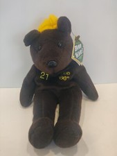 Salvino Bamm Beanos Sammy Sosa 21 Beanie Bear 9" Plush Chicago Cubs 1998 Vintage
