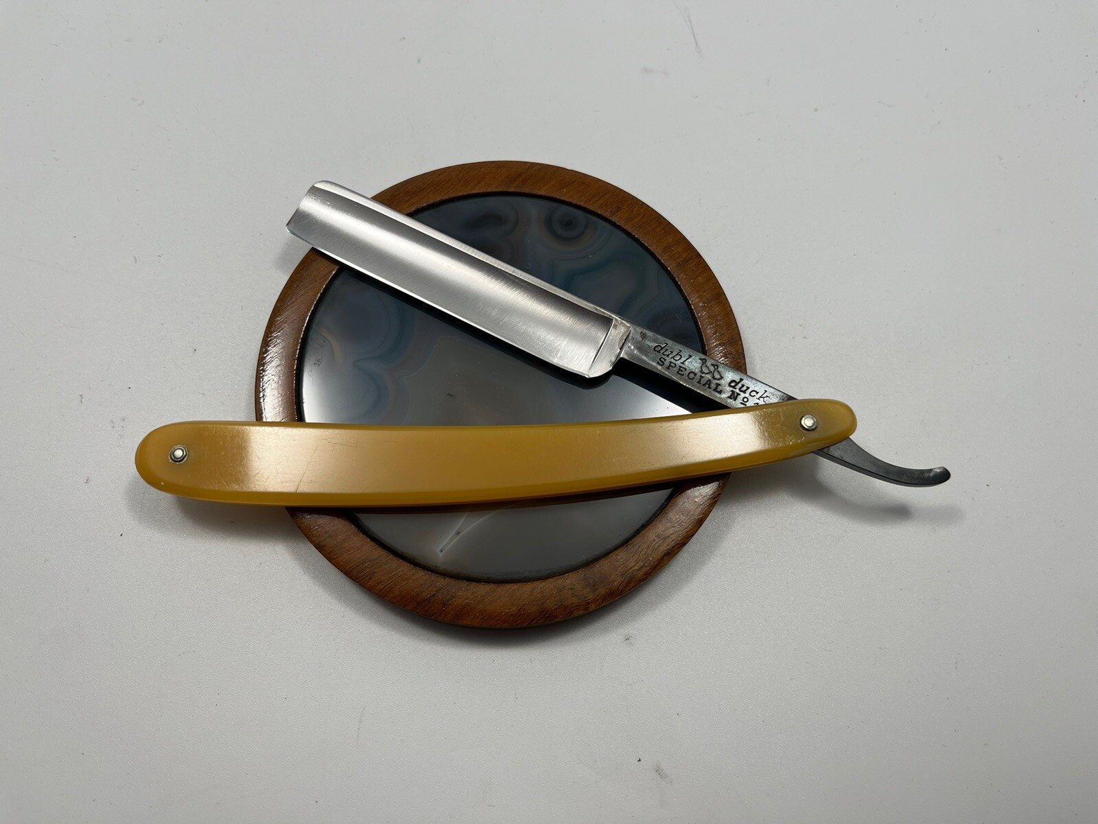 Vintage 9/16”Dubl Duck Special No.1 Straight Razor Shave Ready Solingen