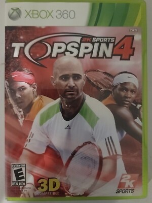 Xbox Game Soft  Used  X360 Top Spin 4 Xbox 360 Software 