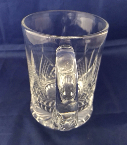 Stuart Crystal Shaftesbury Cut Beer Mug Tankard Etched FREE POSTAGE - Picture 6 of 8