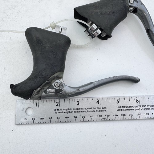 Vintage Shimano BL-6401 Brake Levers 600 Tri Color Gray Drop Bar Aero 6400 S03 - Bild 19 von 24