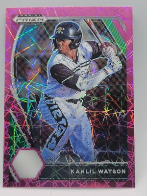 2021 Panini Prizm Draft Picks Kahlil Watson RC Pink Velocity Rookie Mia Marlins