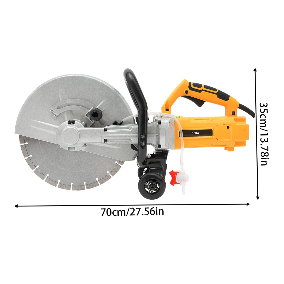 3000W Electric Concrete Saw Corded Electric Circular Saw Concrete Cutter - Image 2 of 4