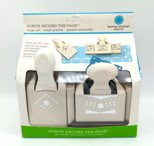 Martha Stewart Punch Around The Page Large Set DOILY GARDEN TRIM Scrapbooking