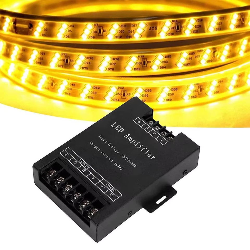 DC5V-24V 30A Led Controller Signal Amplifier For 5050 3528 RGB Led Strip Lights - Image 3 of 4