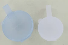 Set of 2 Tupperware Forget Me Not Keepers - Fruit and Vegetable - Hanging