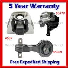 M189 Fits 2006-2011 Honda Civic Hybrid 1.3L AUTO Motor & Trans Mount Set 3pc