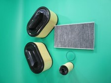 Maserati Ghibli Quattroporte Levante 3.0 V6 Set Of Air + Oil + Cabin New Filters