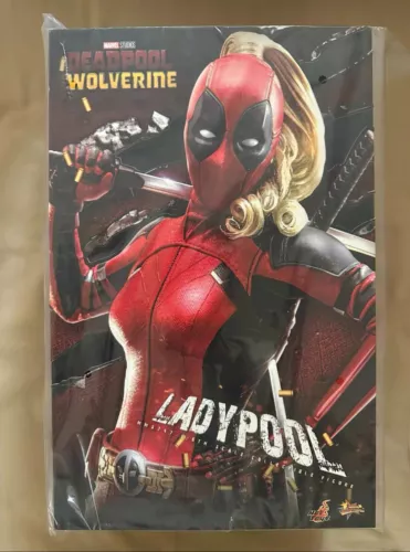 New Hot Toys MMS747 Lady Deadpool 1/6  From Deadpool & Wolverine in stock
