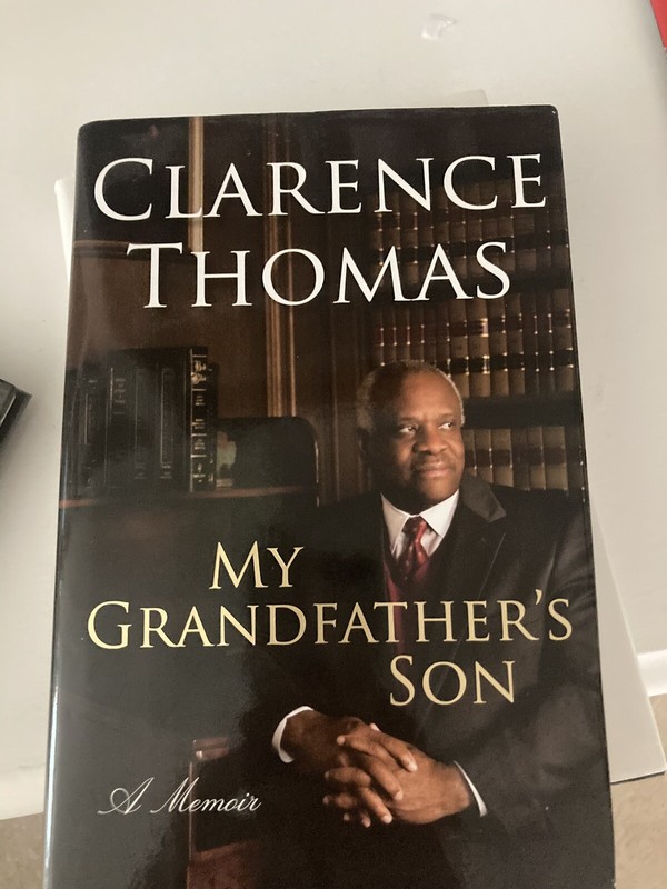 Clarence Thomas Signed "My Grandfather's Son" Book Supreme Court Justice Auto