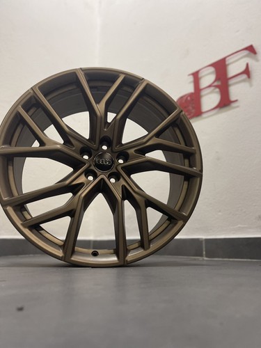1x Original Audi Q4 21 Zoll 8.5" 5x112 40ET 89A601025P Audi E-Tron Bronze Felge