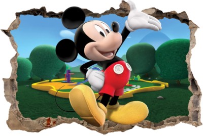 s49  micky maus 120 cm mickey mouse minnie donald pluto Wandaufkleber Wandtattoo