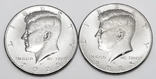 2025 P & D Kennedy Half Dollar Set (2 coins) *BU - UNCIRCULTAED* *FREE SHIPPING*