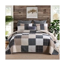 SahSahCasa Quilt King Size, King Quilt Set, 100 Cotton King Quilt Bedding Se...