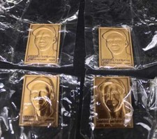 (4) 1993 Topps Highland Mint Brooks Robinson Bronze 1957 Rookie Lot GL2536