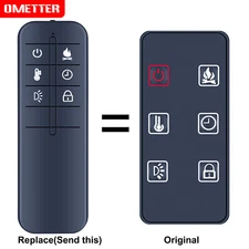 Remote Control For Febo Flame Electric Fireplace Heater ZHS-36-A 15IN-36-095
