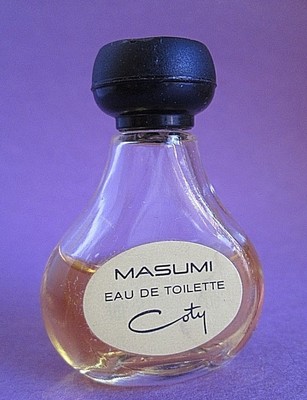 Masumi Eau de Toilette by Coty Mini Miniature Almost Full 6 ml 1976 Vintage RARE