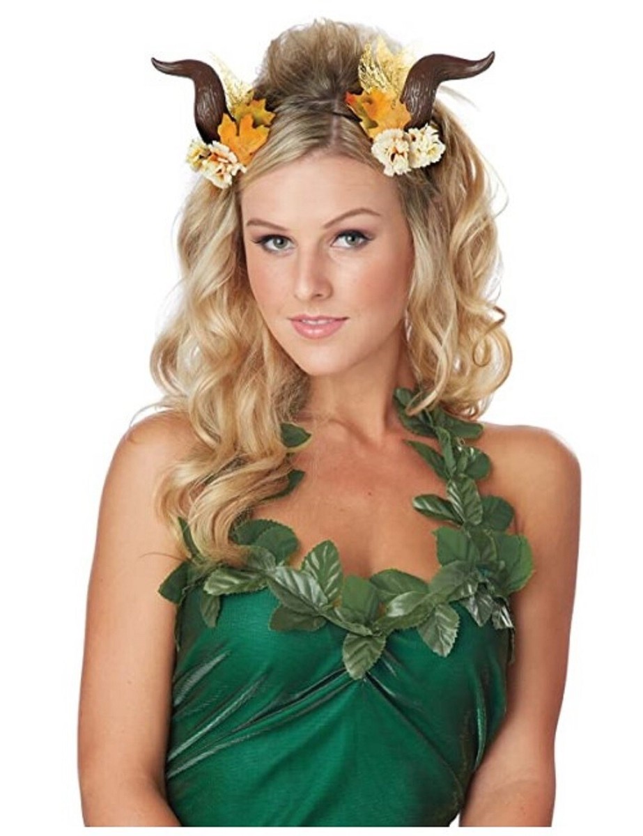 Woodland Fairy Horns Mother Nature Mythical Costume