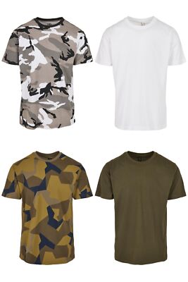 Brandit Herren T-Shirt Oberteil T-Shirt Kurzarm Rundhals Übergrößen S-7XL
