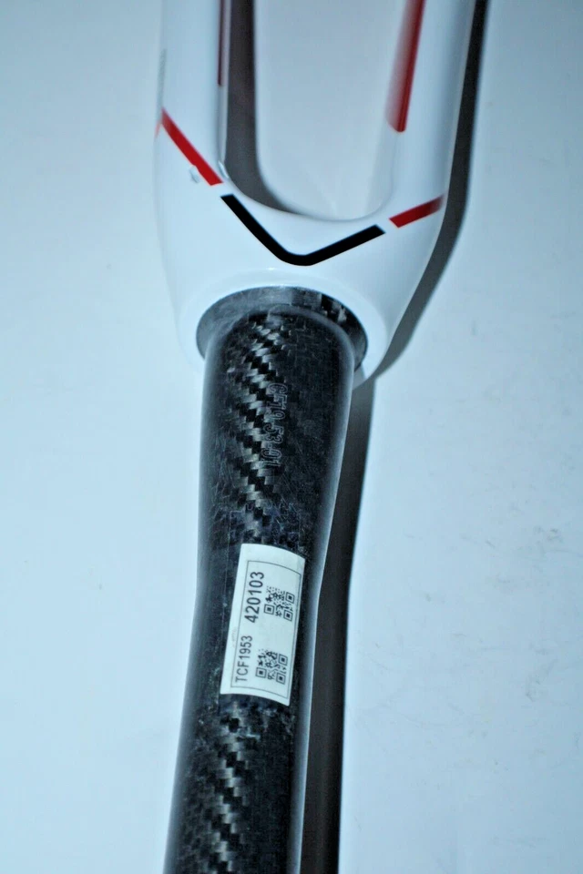 Horquilla de bicicleta de carretera Trek Carbon Racing 700c cónica 270 mm 12 mm eje pasante 160 mm disco:) Foto 4 de 4