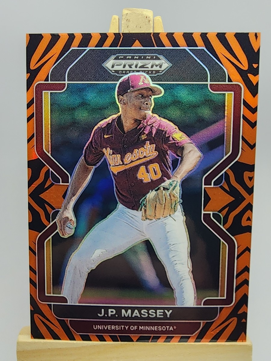 J.P. Massey 2022 Prizm Draft Tiger Stripes PDP200 /99 Minnesota