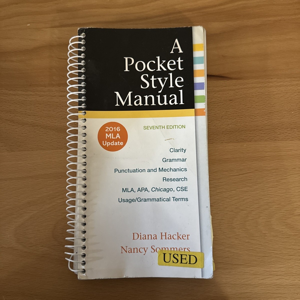 A Pocket Style Manual 7th Edition Diana Hacker Nancy Sommers 