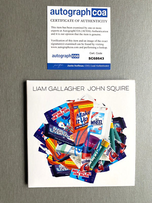 LIAM GALLAGHER In-person signed CD ===NEU===  Autogramm COA ACOA