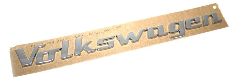 Schriftzug "Volkswagen" Original VW Beetle 5C Heck Emblem Chrom - Bild 1 von 1