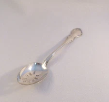 French Provincial by Towle Sterling Pierced Table Serving Spoon