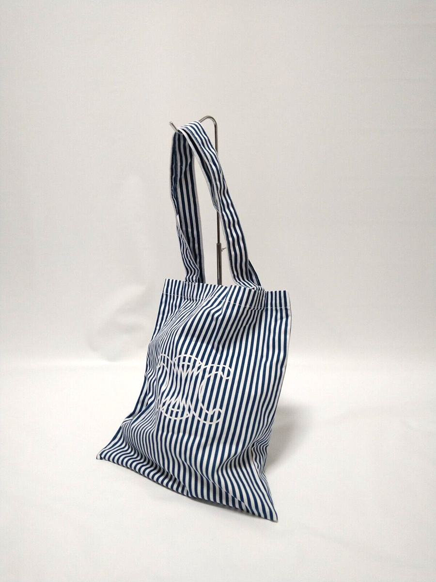 CELINE tote bag for women canvas Novelty Eco Bag Navy white