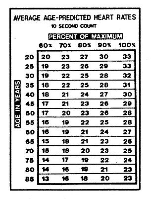 10 Second Heart Rate Chart