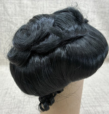 Monique Collections Doll Wig Size 12-13 Gibson Black New Old Stock Boxed NWT