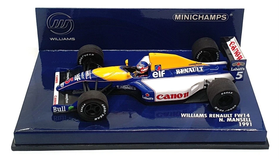 Minichamps 1/43 масштаб 400 910005 - F1 Williams Renault FW14 N. Mansell 1991 - Изображение 4 из 4