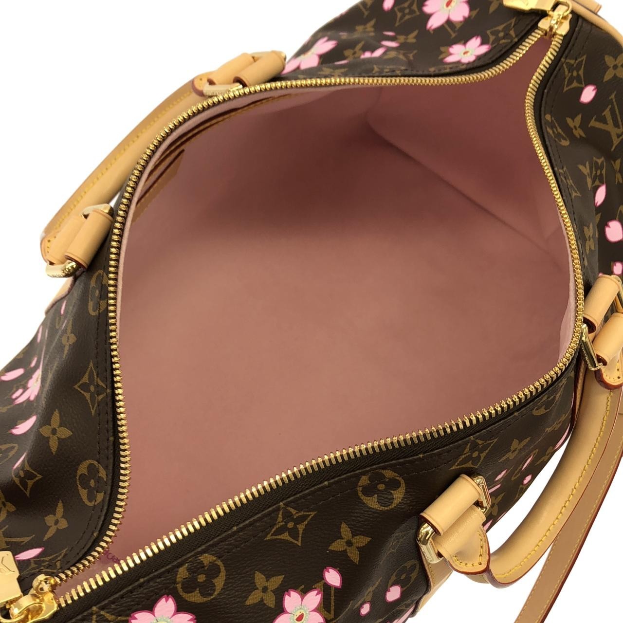 Authentic Louis Vuitton Monogram Cherry Blossom (LV X™) Keepall Bandouliè... image 10