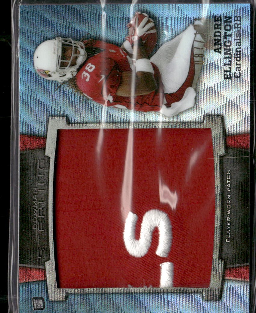 2013 Bowman Sterling #BSJRP-AE Andre Ellington Rookie Patches Blue #/171