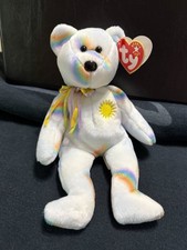Ty Beanie Baby Cheery the Bear DOB August 18, 2000 Animal Bean Plush Toy