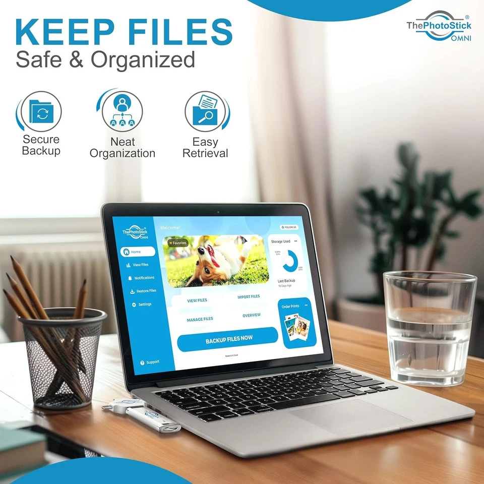 ThePhotoStick® Omni 64GB USB Flash Drive & Memory Stick – Photo & Video...  - Image 3 of 4