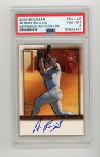 Albert Pujols #BA-AP Prices | 2001 Bowman Certified Autograph