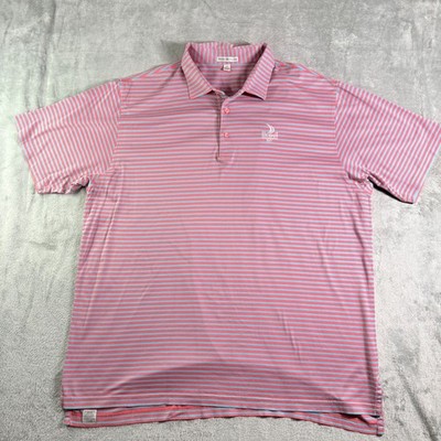 Peter Millar 2015 US Open Chambers Bay Golf Polo Shirt XXL Coral