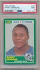 BARRY SANDERS 1989 SCORE FOOTBALL #257 RC ROOKIE CARD DETROIT LIONS PSA 9 MINT