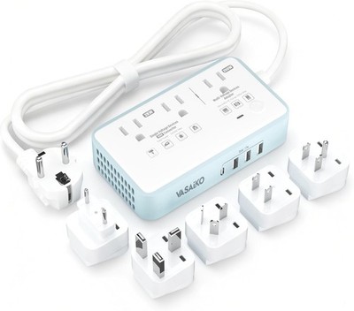 220V to 110V Voltage Converter US to Europe, 2000W Max International Power Conve