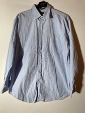 Mens Nautica Cotton Long Sleeve Button Down Dress Shirt Size 16.5 34/35